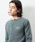 Essentials タイトフィット L/S ヘンリーネック ワッフル ピグメントTシャツ