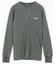 Essentials タイトフィット L/S ヘンリーネック ワッフル ピグメントTシャツ