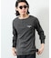 Essentials タイトフィット L/S ヘンリーネックTシャツ