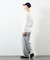 Essentials タイトフィット L/S ヘンリーネックTシャツ