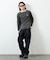 Essentials タイトフィット L/S ヘンリーネックTシャツ