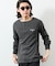 Essentials タイトフィット L/S ヘンリーネックTシャツ