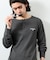 Essentials タイトフィット L/S ヘンリーネックTシャツ