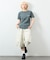Essentials タイトフィット S/S クルーネック ワッフル ピグメントTシャツ