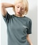 Essentials タイトフィット S/S クルーネック ワッフル ピグメントTシャツ