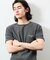 Essentials タイトフィット S/S クルーネック ワッフル ピグメントTシャツ