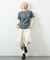 Essentials タイトフィット S/S クルーネック ワッフル ピグメントTシャツ