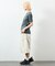 Essentials タイトフィット S/S クルーネック ワッフル ピグメントTシャツ