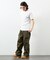 Essentials タイトフィット S/S クルーネック ワッフルTシャツ