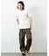 Essentials タイトフィット S/S クルーネック ワッフルTシャツ