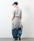 Essentials タイトフィット S/S ヘンリーネック ワッフルTシャツ
