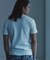 Essentials タイトフィット S/S ヘンリーネック ワッフルTシャツ
