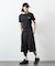 Essentials タイトフィット S/S ヘンリーネック ワッフルTシャツ