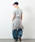 Essentials タイトフィット S/S ヘンリーネック ワッフルTシャツ