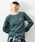 Essentials タイトフィット L/S ヘンリーネック ピグメントTシャツ