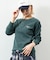 Essentials タイトフィット L/S ヘンリーネック ピグメントTシャツ
