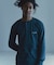 Essentials タイトフィット L/S ヘンリーネック ピグメントTシャツ