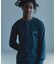 Essentials タイトフィット L/S ヘンリーネック ピグメントTシャツ