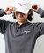 Essentials タイトフィット L/S ヘンリーネック ピグメントTシャツ
