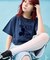 【MICKEY MOUSE】フロッキーTシャツ