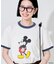 【MICKEY MOUSE】 リンガーTシャツ