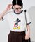 【MICKEY MOUSE】 リンガーTシャツ
