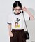 【MICKEY MOUSE】 リンガーTシャツ