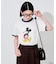 【MICKEY MOUSE】 リンガーTシャツ