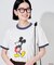 【MICKEY MOUSE】 リンガーTシャツ