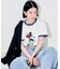 【MICKEY MOUSE】 リンガーTシャツ