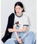 【MICKEY MOUSE】 リンガーTシャツ