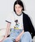 【MICKEY MOUSE】 リンガーTシャツ