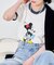 【MICKEY MOUSE】 リンガーTシャツ
