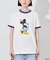 【MICKEY MOUSE】 リンガーTシャツ