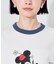 【MICKEY MOUSE】 リンガーTシャツ