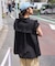 スクエアスタンド フリルブラウス