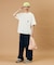 tombonia/トムボニア バックプリント クルーネックTシャツ/キャンパスライフ