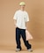 tombonia/トムボニア バックプリント クルーネックTシャツ/キャンパスライフ
