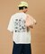 tombonia/トムボニア バックプリント クルーネックTシャツ/キャンパスライフ