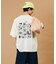 tombonia/トムボニア バックプリント クルーネックTシャツ/キャンパスライフ