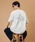 tombonia/トムボニア バックプリント クルーネック ポケットTシャツ/スケートボーイ