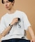 tombonia/トムボニア バックプリント クルーネック ポケットTシャツ/スケートボーイ