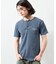 Essentials タイトフィット S/S ヘンリーネック ワッフル ピグメントTシャツ