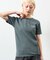 Essentials タイトフィット S/S ヘンリーネック ワッフル ピグメントTシャツ