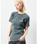 Essentials タイトフィット S/S ヘンリーネック ワッフル ピグメントTシャツ