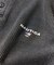 Essentials タイトフィット S/S ヘンリーネック ワッフル ピグメントTシャツ