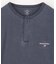 Essentials タイトフィット S/S ヘンリーネック ワッフル ピグメントTシャツ