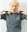 Essentials タイトフィット S/S ヘンリーネック ワッフル ピグメントTシャツ