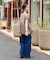 限定展開　インド シアー ボイル バルーン ノースリーブ ブラウス
