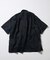 Linen Open Collar Short Sleeve Shirt